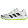 adidas Forcebounce Volleyball Shoes, Scarpe Uomo, Cloud White/Core Black/Lucid Lemon, 40 2/3 EU