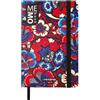 Mitama Taccuino Large - Grafica FLOWERS - MEMO BOOK - NOTEBOOK - Copertina Soft Touch - Tasca interna + Matita Inclusa - Fogli a Righe - 13 x 21 cm, Per ragazzi e adulti, Ufficio e tempo libero