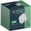 V-TAC VT-2503 Lampada applique LED 2W da parete quadrata doppio fascio luminoso 3000K colore bianco IP54 - SKU 23029