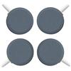 Pawfly Acquario Pietra d'Aria 4 cm Disco Diffusore di Bolle 4 Pack Strumento di Rilascio per Pompe d'Aria Serbatoi di Pesce Secchi Piccoli Stagni e Serbatoi Dwc