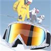 Weploda Maschera sci unisex Otg, Occhiali da snowboard antiappannamento uv, Occhiali HD per la guida in moto, Built-in cushioning sponge, Per lo sci, la guida fuoristrada e i viaggi