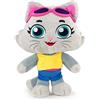 Barrado Peluche dei Personaggi di 44 gatti - Lampo, Milady, Polpetta, Pilou - 26cm - Qualità Super Soft (Milady)