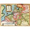Wee Blue Coo MAPPA ANTICO BELGIO MERCATOR COLORE 30X40 CMS STAMPA ARTE B8150