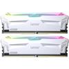 Lexar Ram DIMM DDR5 32GB Lexar Ares 2x16GB 6400MHz CL32 1.4V Bianco [LD5EU016G-R6400GDWA]