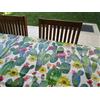 Pago Poco Tovaglia in Cotone Plastificato Fantasia CACTUS 100% IMPERMEABILE In Tutte le Misure MADE IN ITALY ..!! (120X160)