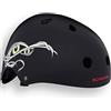 Schwinn - Casco per BMX per bambini e bambine dagli 8 anni in su, fantastico per monopattino, skate o bici, vestibilità consigliata 54-58 cm, nero, motivo: mummia