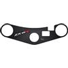 BLACK DOVES GRAPHICS Adesivo Resinato Protezione Piastra di Sterzo compatibile con Kawasaki Ninja 600 ZX-6R 2000-2002