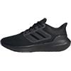 adidas Ultrabounce Wide, Shoes-Low (Non Football) Uomo, Core Black/Core Black/Carbon, 40 2/3 EU