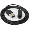 SYSTEM-S Cavo USB 2.0 da 100 cm, cavo di ricarica per Oppo Watch Free Smartwatch in nero