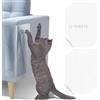 GUIANLOU Protezione Graffi Gatto, 12 Pezzi, 30x45cm, Trasparente, Antigraffio, Protector per Mobili, per Gatti e Cani