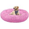 Waigg Kii, cuccia per cani e gatti, morbida cuccia per cani, rotonda, grande, taglia XL, per cani e gatti (50 x 50 cm, rosa)