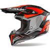 Airoh Casco Moto Cross Enduro Airoh AVIATOR 3 SABER Arancio Lucido