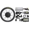 HalloMotor ebike Electric Bicycle 36V 48V 500W 20 24 26 27.5 28 29er 700C Front or Rear Motor Wheel Kits with 7 Speed Gear 25A Controller (36V 48V 500W Front Motor Wheel Kits, 27.5 Inch)