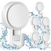 GlobaLink Ganci a Ventosa - 6 Pezzi Gancio a Ventosa Antitraccia Porta Asciugamani a Ventosa, Ganci in Plastica Riutilizzabili Senza Forare per Pareti Lisce di Cucina, Bagno e Toilette-5KG