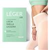 LÉGER LAB Kit Collant Drenanti Anticellulite Ricaricabili ai Sali del Mar Morto - azione Snellente Drenante gambe con il 98% di ingredienti naturali - Per Caviglie, Fianchi, Cellulite Gambe e Glutei