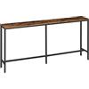 MAHANCRIS Tavolo da Console, Tavolo da Entrata Stretto, Tavolo da 180 cm, Tavolino da Divano, per Soggiorno, Camera da Letto, Stabile e Resistente, Marrone Vintage ACTHR18001Z