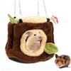 momgyaamz Lettino per Criceti, Amaca da Appendere per Piccoli Animali Domestici, Casetta Mini Casa, Porcellino D'india Cuccia, Inverno Calore Lettini Accessori Letto per Cincillà, Mini Ricci Furetto Scoiattolo