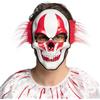Boland 72369 - Maschera da clown horror con capelli, maschera in maschera per costumi, Halloween, carnevale e feste a tema
