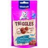 Vitakraft Triggles, snack gatto, con merluzzo carbonaro, mini bocconcini per coccolare, senza zuccheri aggiunti (1x 40g)
