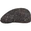 LIERYS Coppola Volker Wool Uomo - Made in Italy Cappello Piatto Cappellino Lana con Visiera, Fodera Inverno Autunno/Inverno - 56 cm Grigio