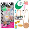 Mattel Set di Accessori | Beach Feeling | Barbie GHX33 | per Bambola