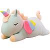 Boosns Peluche unicorno Regalo di peluche Rainbow Pony (Verde30cm)