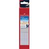 FABER-CASTELL - Matite colorate Grip per quaderno e lavagna, 6 pezzi | Matite colorate speciali per carta e lavagna in 6 colori, resistenti alla rottura ed ergonomiche