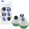 PME Harry Potter Set 6 Decorazioni di Zucchero edibili per cupcakes, Slytherin
