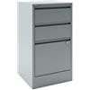 Bisley Home Filer, 2 Universali, 1 cassetto, Metallo, 355 Argento, 40 x 41.3 x 67.2 cm