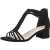 Tamaris Women's 1-28290-42 Trainers Sandal, Nero, 37 EU