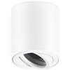 GeyouLux Faretto GU10 da Soffitto Bianco, Ø80x84mm Faretto da Superficie Rotondo, Orientabile 30°, Plafoniera 230V con Attacco GU10, Spot in Alluminio, Senza Lampadina, 1 Pezzo