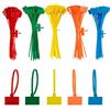 QIMEI-SHOP 250 Pezzi Fascette Plastica Colori 150mm x 3 mm Fascette Elettricista Etichette Stringicavo Colorate per Marcatura Cable Management Giardinaggio