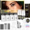 Lucoss 2025 Kit Laminazione Ciglia e Sopracciglia con Tinta Nera e Marrone,Laminazione Ciglia Kit Completo,Kit Laminazione Sopracciglia,Kit Brow Lift Lash Lift Kit,Tinta per Sopracciglia