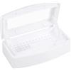 KSTE Sterilizzatore del vassoio degli strumenti del chiodo, contenitore di sterilizzazione del contenitore di disinfezione del vassoio dello sterilizzatore degli strumenti del chiodo Strumenti del manicure