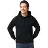 TICTEX Felpa Uomo con Cappuccio | Hoodie Uomo con Miscela Pesante e vestibilità Comoda | Ideale per la Vita Quotidiana e Lo Sport | Felpa Cappuccio Uomo | Nero, M