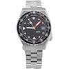 Seestern S407 Automatico Acciaio Ceramica Nero Datario Diver Orologio Uomo