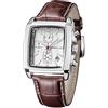 MEGIR Orologi Uomo Sportivi Orologio Quadrato Uomo Vintage Cronografo Orologi Rettangolari Classico al Quarzo