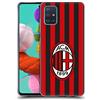 Head Case Designs Licenza Ufficiale AC Milan in Casa 2018/19 Kit Cresta Custodia Cover in Morbido Gel Compatibile con Samsung Galaxy A51 (2019)