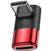 MOGOOD Adattatore USB C a 90 gradi adattatore estensore USB C da C maschio a C femmina Trasmissione dati Type-C PD100W ricarica rapida e passaggio video 8K@60Hz,per accessori steam deck e altri