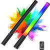 LUXCEO P400 Luce video LED portatile, luce per fotografia a LED, Dimmerabile 2500K-6500K Temperatura di Colore con Batteria Integrata, faretto fotografico con LCD Display, CRI95+, 12 Fx effetto luce