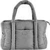BÉABA Borsa Fasciatoio, Ultra Pratica, 10 Tasche interne ed Esterne, Attacco per Carrozzina Integrato, Fasciatoio Rimovibile, Marsupio Ssolato, Paris Puffy bag, Gris Topo