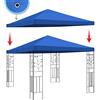 BenefitUSA G245-BLUE G245 Gazebo Tettoia 25,4 cm L x 25,4 cm, Blu