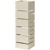 Baroni Home Portaombrelli Design Moderno Porta Ombrelli in Metallo Bianco Geometrico con 2 Gancini e Vaschetta Scolapioggia Rimovibile 15,5X15,5X49 cm