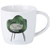 Maxwell & Williams DX1217 Feline Friends - Tazza in porcellana, multicolore, 400 ml, in confezione regalo