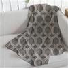 MAKA change your life quality MAKA Telo Copritutto Divano Arredo 50% Cotone 50% Poliestere Singolo e Matrimoniale Copridivano Decorativo Fantasia Lavabile in Lavatrice Copri Tutto Stirabile (180_x_280_cm, rombo, grigio)