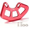CYSKY MTB Bash Guard per Singolo Corone 22T a 40T, Attacco ISCG05 Bash Guard Paracatena per Catena Bici da Montagna, Catena BMX (Nero)