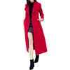 PENER - Cappotto invernale da donna in lana caldo Rosso 38