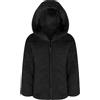 dPois Cappotto con Cappuccio Bambina Faux Pelliccia Giacca Calda Capispalla con Cerniera Jacket Hoodie a Manica Lunga Cardigan Scaldacuore Snowsuit Mantello Inverno Nero 11-12 anni