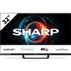 Sharp Smart TV 32 Pollici Full HD LED Android DVBT2/C/S2 Wifi colore Nero - 32FH8EA