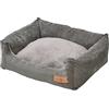 Croci Bobby Canifrance CUCCETTA per Animali Rettangolare Daryl 73x58cm Grigio
